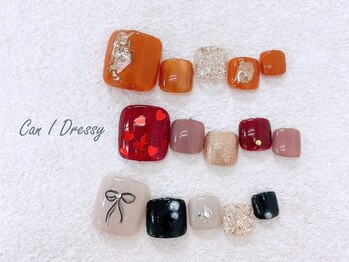 キャンアイドレッシー 奈良新大宮店(Can I Dressy)/FOOT【トレンド定額ネイル】