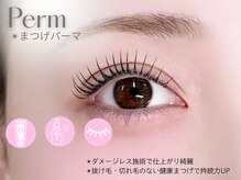パーマ剤＋ケラチン＋美容液の【3ステップケア】で、ダメージ知らずの健康的な美まつ毛へ
