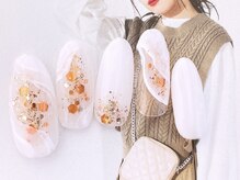 ネイルサロンフォーユー(for u)/ホワイトニュアンス￥7980