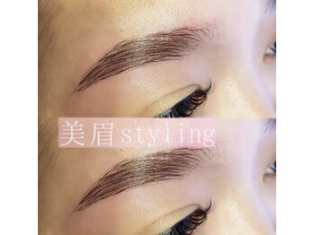 ティークリア ネイル アイラッシュ Baysalon店(T.Clear Nail)/アイブロウワックス×眉毛パーマ