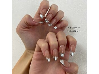 ワンカラー & ミラーフレンチ♪