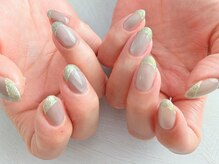 ネイル トヮメーム(NailToi meme)/ラメフレンチ