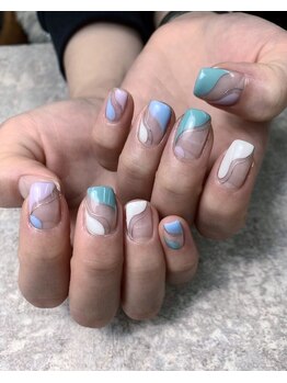 Nail & Eye Basic 川越店【パラジェル/フィルイン/ネイルスクール併設店】/持ち込みデザイン90分