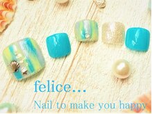 ネイルサロン フェリーチェ 東川口店(Felice)/【定額フットネイル】¥8500