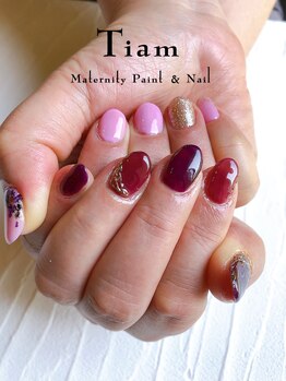 ティアム マタニティペイント アンド ネイル(Tiam Maternity Paint&Nail)/【再来】２Designコース★6800