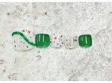 ネイルルーム エルナ(nail room ELNA)/フット定額デザイン￥8000