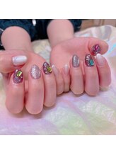 アイディールネイル(ideal nail)/ビジューネイル