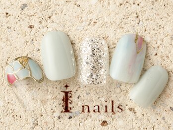 アイネイルズ 町田店(I nails)/クリアアイスブルー7980円