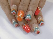 ネイルサロン ビューティーマジック 川口店/ピーコックネイル