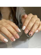 ミントリーフ バイ リート(Mint leaf by Reat)/ホワイトマグ×ピーチピンク