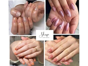 シエラ(Shera)の写真/【シンプルながらもお洒落を演出◎】飽きのこないシンプルdesignで大人可愛い美しいフォルムの指先に♪