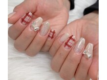 ニーヨンネイル(24nail)/チェックネイル