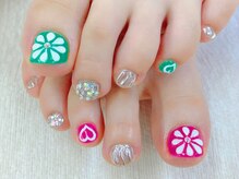 ネイルサロン ジェイ(Nail Salon J)/上野/フット/フラワーネイル