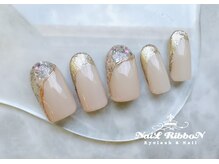 アイラッシュ アンド ネイル リボン 池袋店(RibboN)/[2278]シンプル◎キラキラ