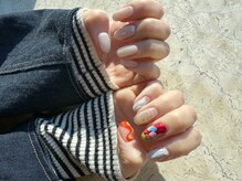ネイルサロンアンドスクール ミュー(Nail Salon & school mieux)/個性派カラフルデザイン♪