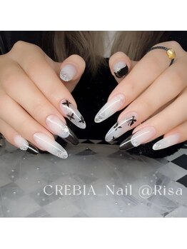 クレヴィア(CREBIA)/チップ長さだし手描きアート