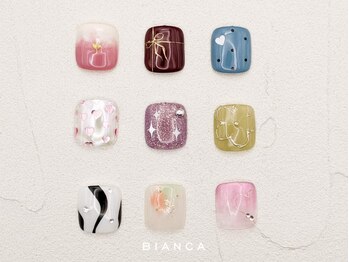 ビアンカ 神楽坂店(Bianca)/フット2本アート★6500円