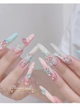 エイティーンパーセントネイル(18％ネイル)/長さだし／スカルプネイル