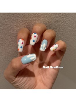 ネイル ウサミミ(Nail UsaMimi)/ジュニア6~10本アート