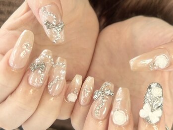 ベーシック ネイルウィザードアカデミー 本厚木店(Basic×NailWizardAcademy)の写真/【Jrやり放題¥3900】持ち込みOK★流行ネイルをJrクーポンでお得に♪定額・マグネットデザインも豊富！