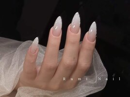 ホワイトグラデーション/上品