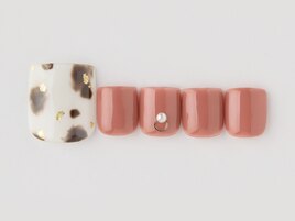 白べっ甲ネイル　￥10604