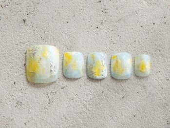 ルフトエーデ(LUFT Ode)/【Foot Art 10】春ネイル