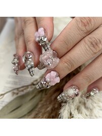 pink nail