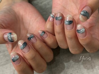 エクラス 銀座(Heclats)/ニュアンス/ブルー/ぷっくり