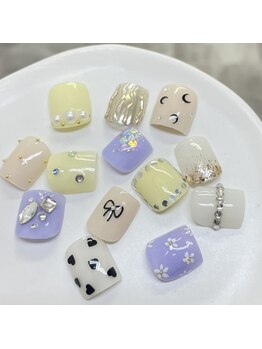 ｆｏｏｔ親指アートサンプル２