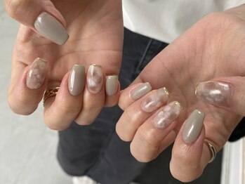 ロエン 北岡崎(ROEN)/ミントグリーン×水彩風アート