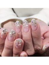 ミーレン ネイルサロン(Miren)/ストーン埋め込みネイル