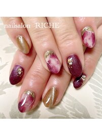 秋冬トレンド！ニュアンスネイル