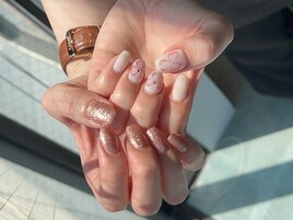 人気デザイン リボンネイル