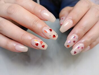 ラフィーナ(RAFFINA)/ハート　ラメ　バレンタイン