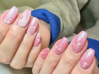 アイボリー(ivory)/マグネットネイル