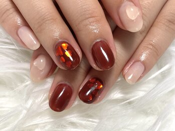 ヴェリタネイル(Verita nail)/2月定額デザイン