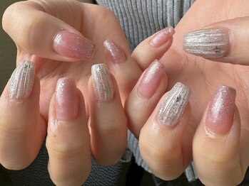 ヌーディーピンクネイル☆