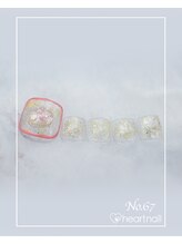 はあとねいる 六本松店/フットネイル：No.67