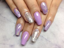 ラウト デコレーションアンドネイルサロン(Lauto Decoration&Nail Salon)/パープルネイル