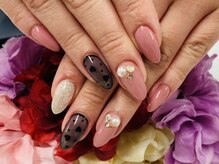 ダブルネイル(Double Nail)/【ほり】大人シースルー