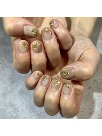 ミラーニュアンスネイル