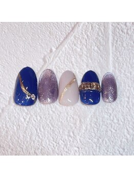 ティアモ(Ti Amo)/ネイビーネイル♪