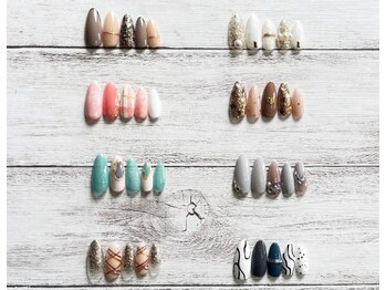 リールエム 高石店(Riru_M)の写真/サンプル8種類をご用意!ハンド定額Artコース¥6050♪学割U24クーポン120分ハンド付け放題¥7480!!