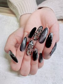 スカルプ　マグネットネイル