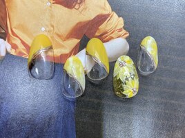 【9540円】お花アートネイル♪