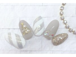 クリスマス　リボン　キラキラ