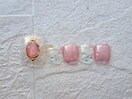 FOOTネイル ¥9980 クリアリング