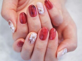 ネイル アトリエ コモード(nail atelier Comodo)/ペイント [百合]