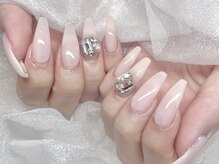 モカ 心斎橋(moca by Lee)/【Aina】ピンクネイル